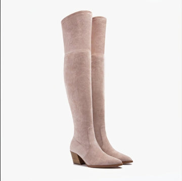 Botas de Tacón Alto sobre la Rodilla para Mujer