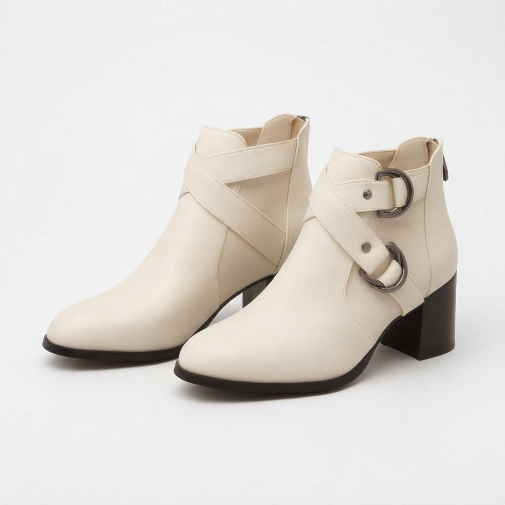 Botines de tacón elegantes para mujer