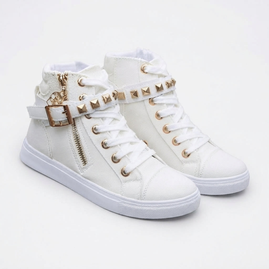 Zapatillas Altas con Estrellas para Mujeres