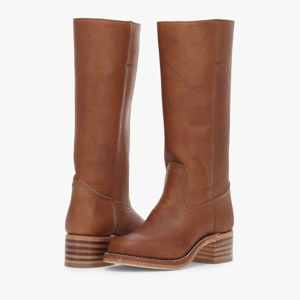 Botas de Cuero Elegantes para Mujer hasta la Rodilla
