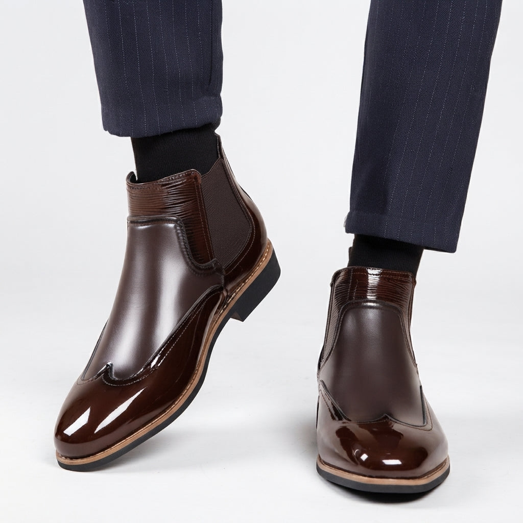 Botas Chelsea Clásicas de Cuero para Hombre