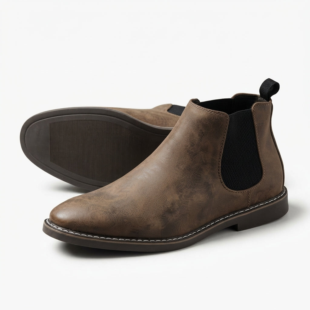 Botas Chelsea de Cuero Cómodas para Hombre