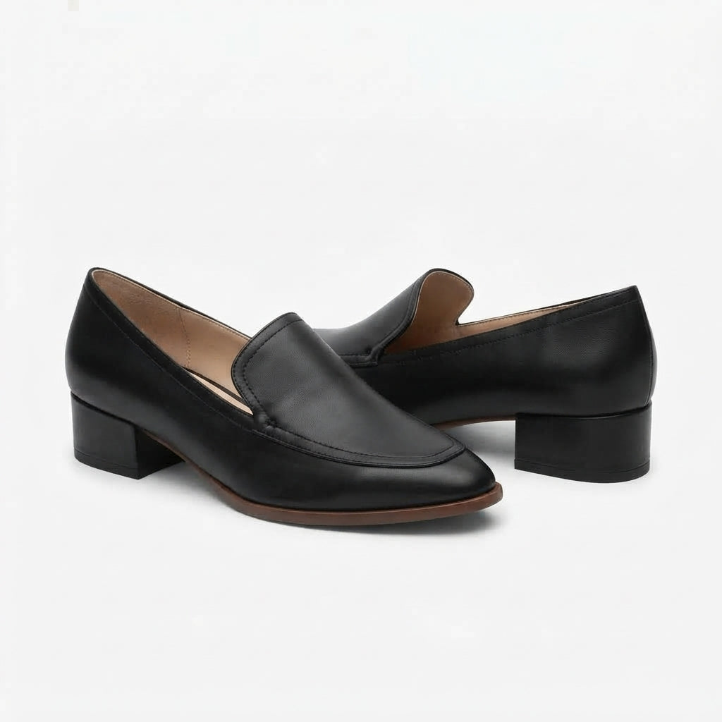 Mocasines ortopédicos de punta afilada para mujer