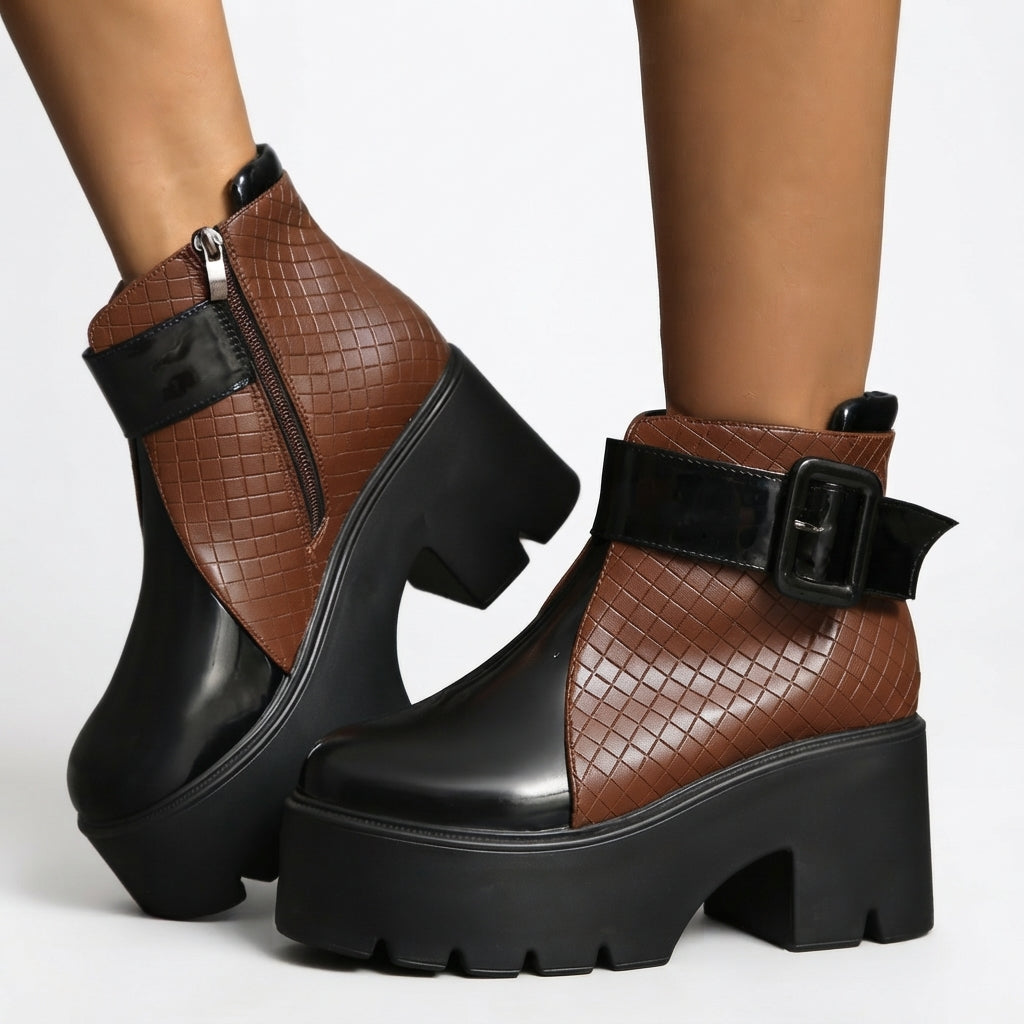 Botas de Tobillo con Plataforma para Mujer