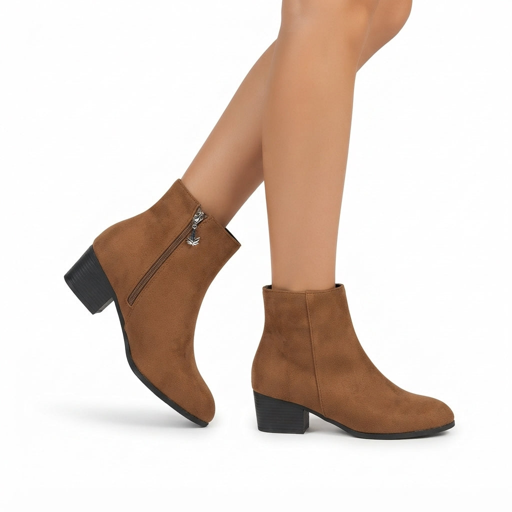 Botines Elegantes de Tacón para Mujer