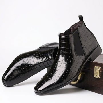 Botas Chelsea de Croc Grabado para Hombre