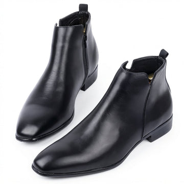 Botas de Cuero Pulido para Hombre