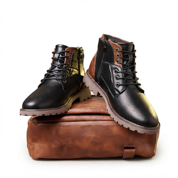 Botas de Combate Ankle Rústicas para Hombre