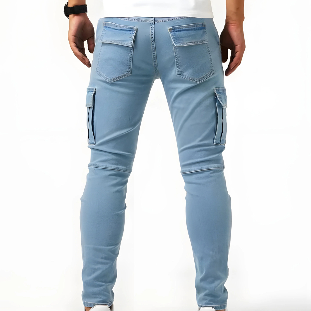 Pantalones Cargo Marino