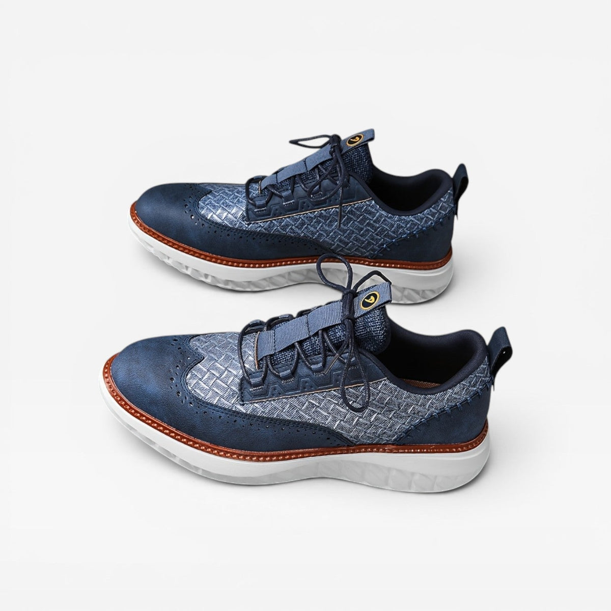 Zapatillas de Cuero Brogue para Hombre – Sneakers Elegantes y Casual