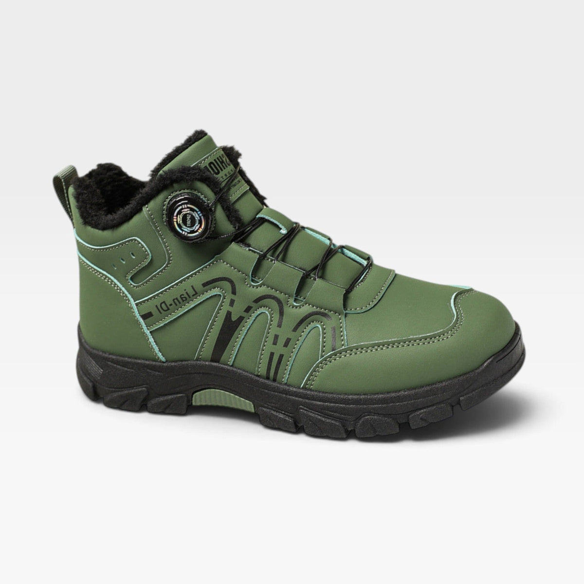 Botas de Invierno Aisladas de Cuero para Hombre