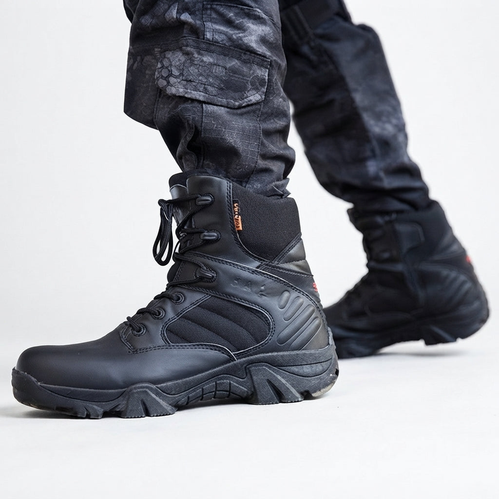 Botas de Combate para Hombre con Cordones