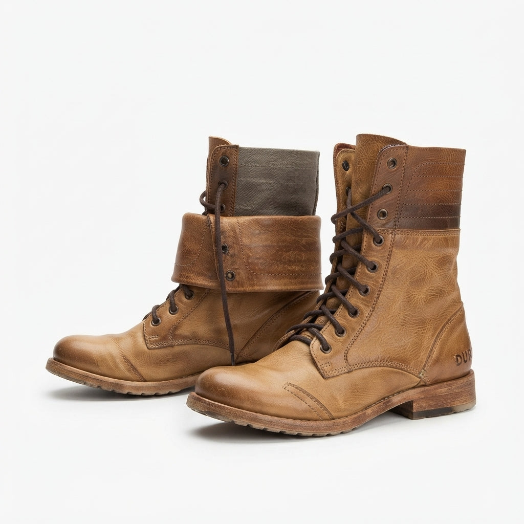 Botas de Combate para Mujer con Cordones Resistentes