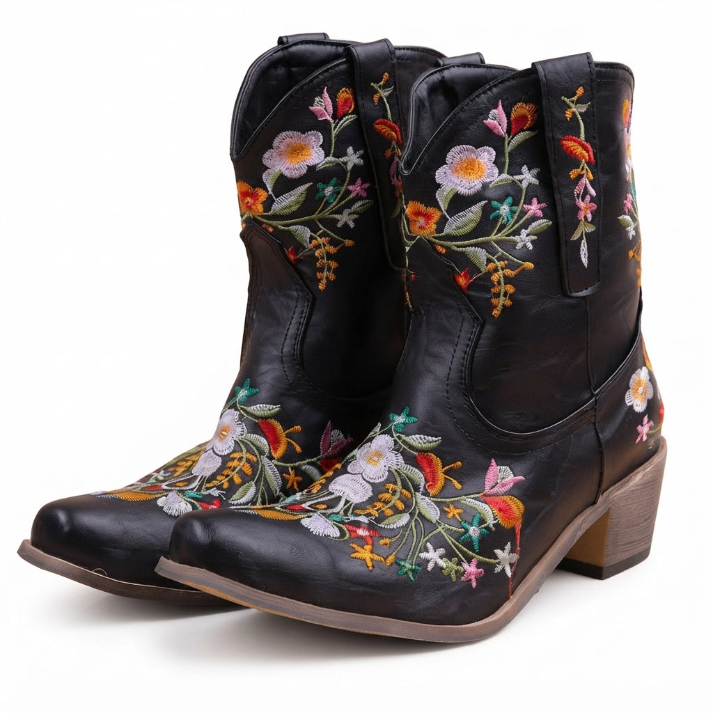 Botas de Vaquero con Tacón Encantadoras para Mujeres