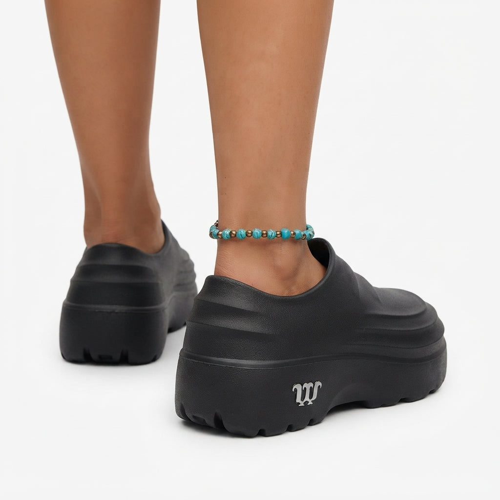 Zuecos de Plataforma Impermeables para Mujeres
