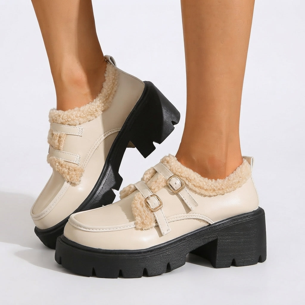 Zapatos de Plataforma Monk-Strap para Mujeres