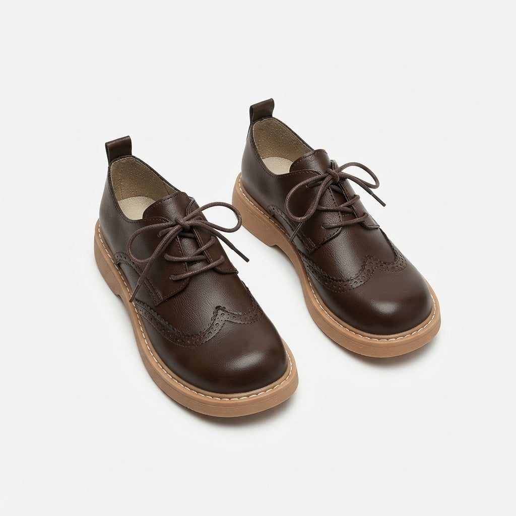 Zapatos Oxford Brogue Clásicos para Mujer