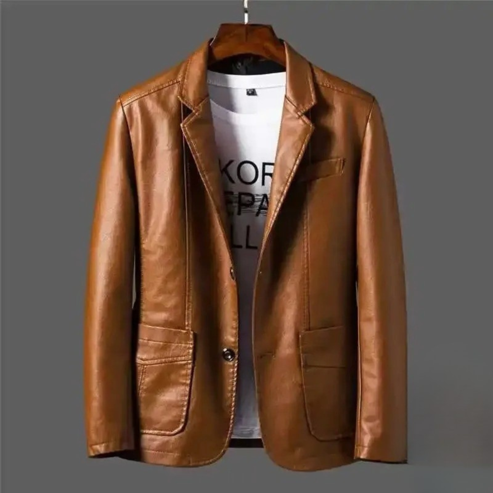 Chaqueta de Cuero Sorrento