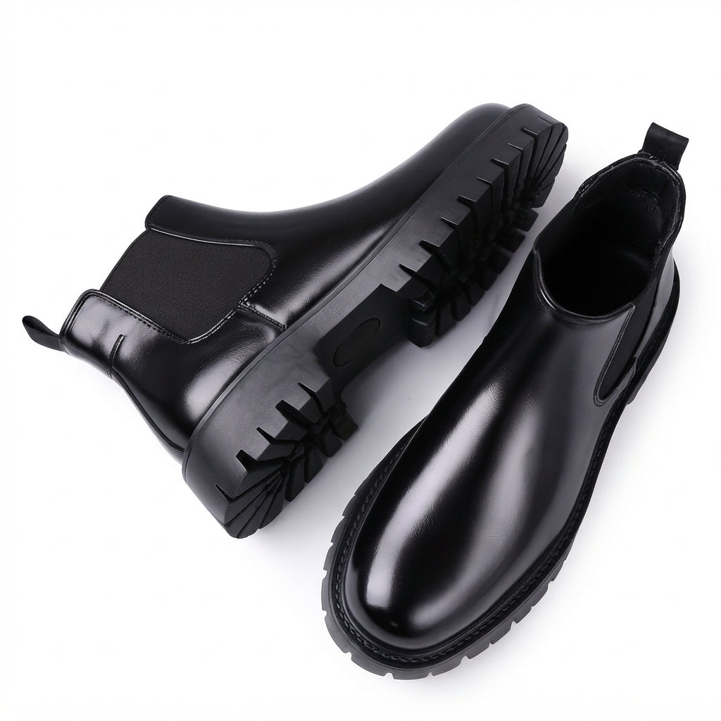 Botas Chelsea de Plataforma Resistentes para Hombre