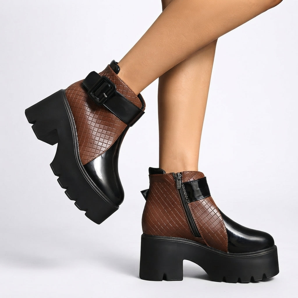 Botas de Tobillo con Plataforma para Mujer