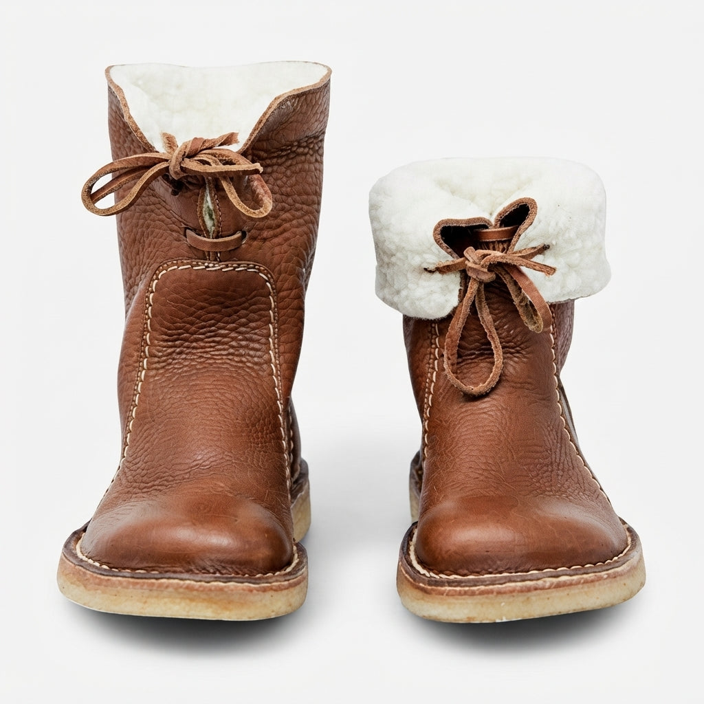 Botas de Cuero Ortopédicas para Mujer