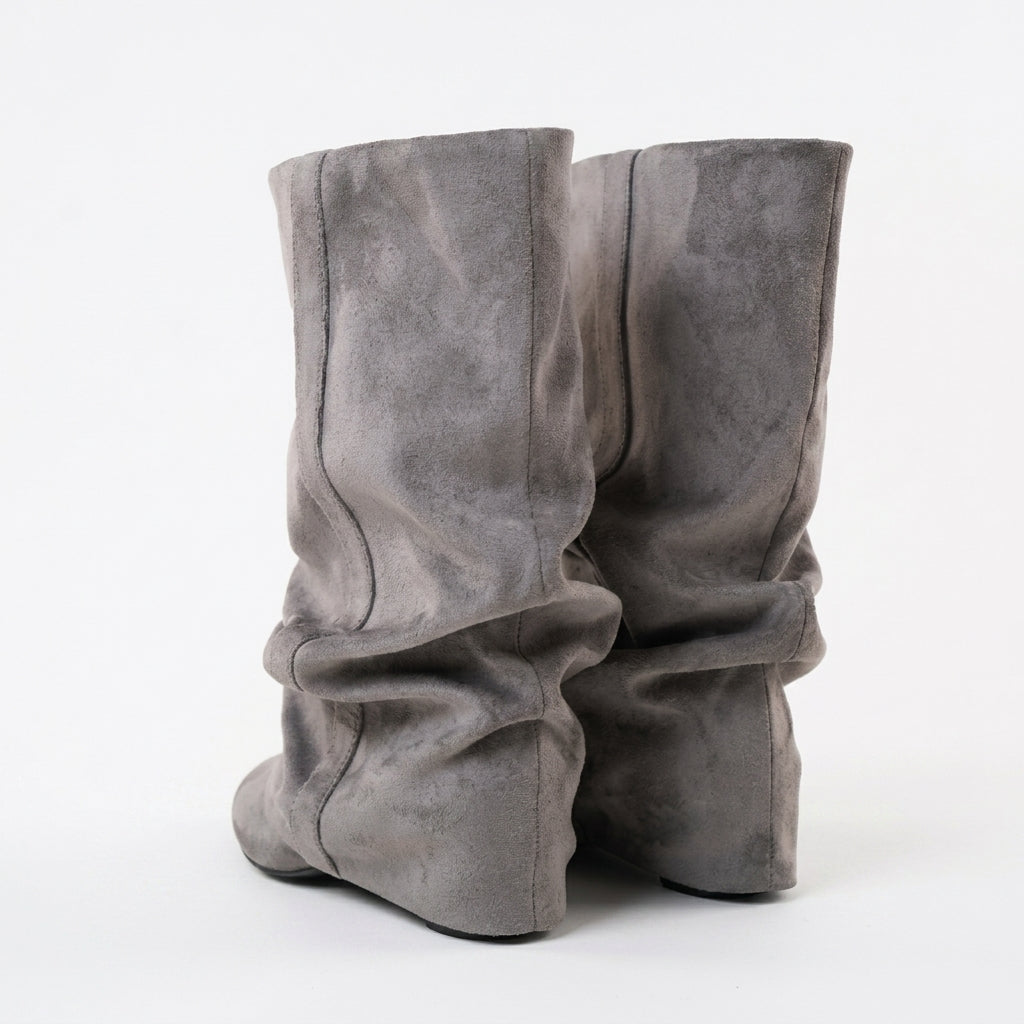 Botas de Suede Sueltas para Mujer