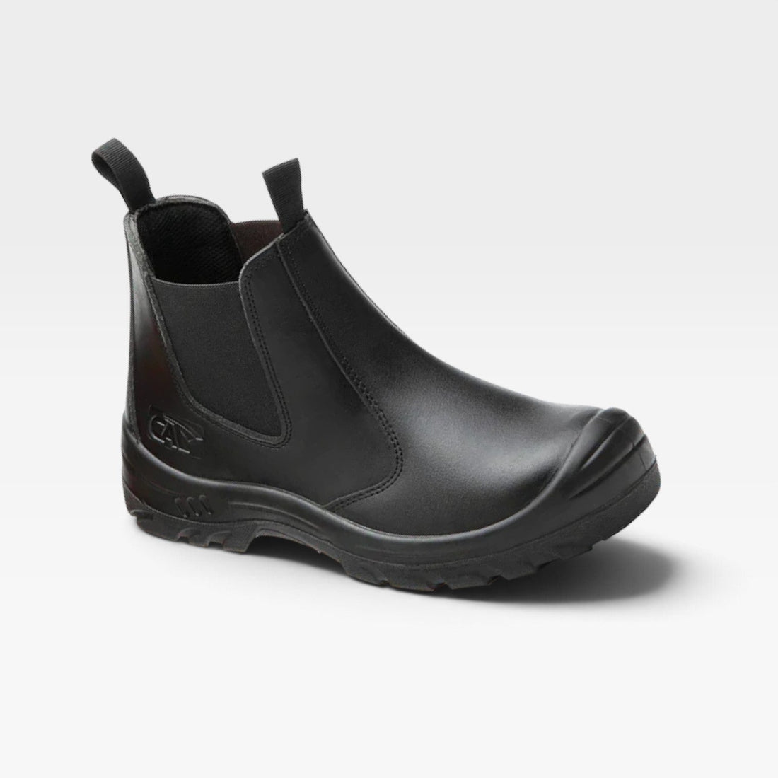 Botas de Trabajo de Cuero de Vacuno para Hombre – Botas Slip On con Punta Reforzada