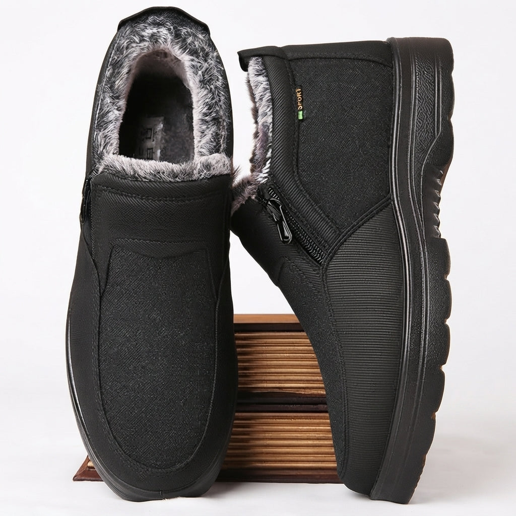 Botas de Cuero Acolchadas para Hombre