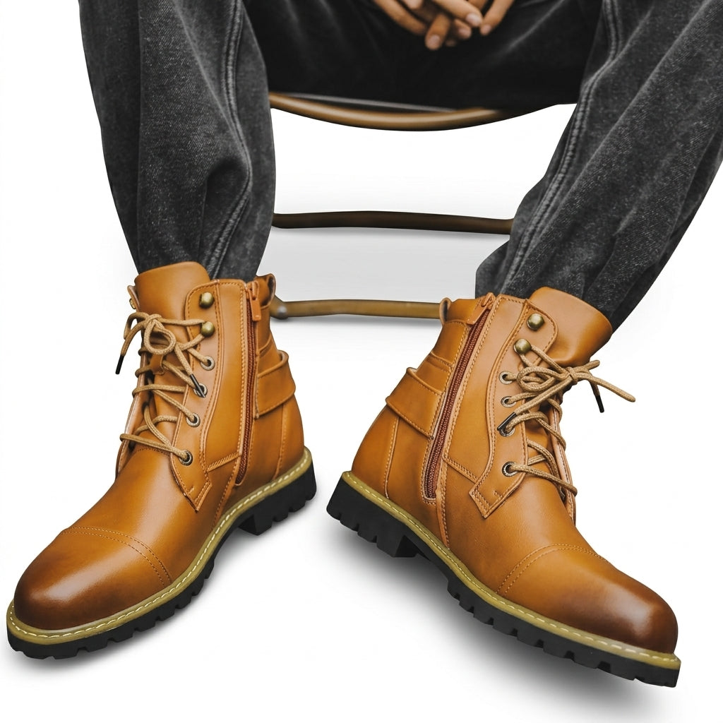 Botas de Combate Biker para Hombre