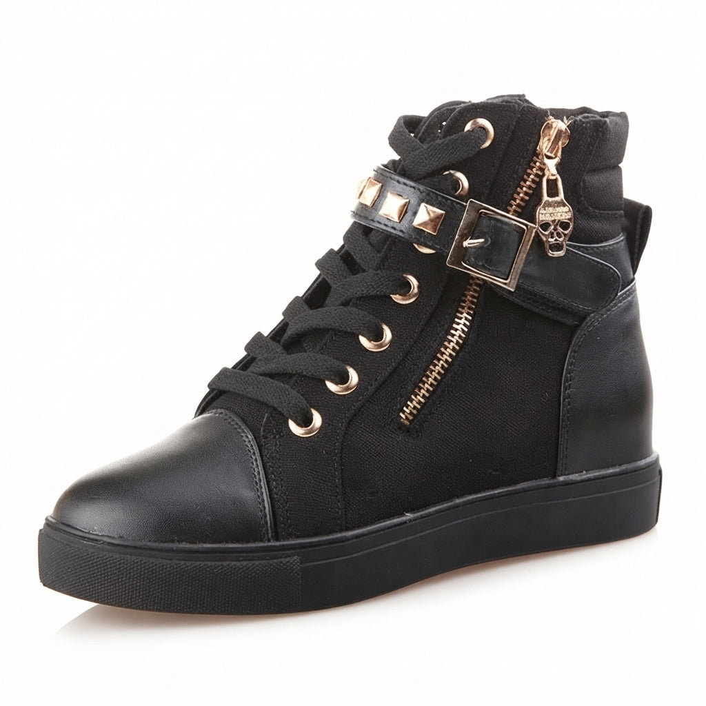 Zapatillas Altas con Estrellas para Mujeres