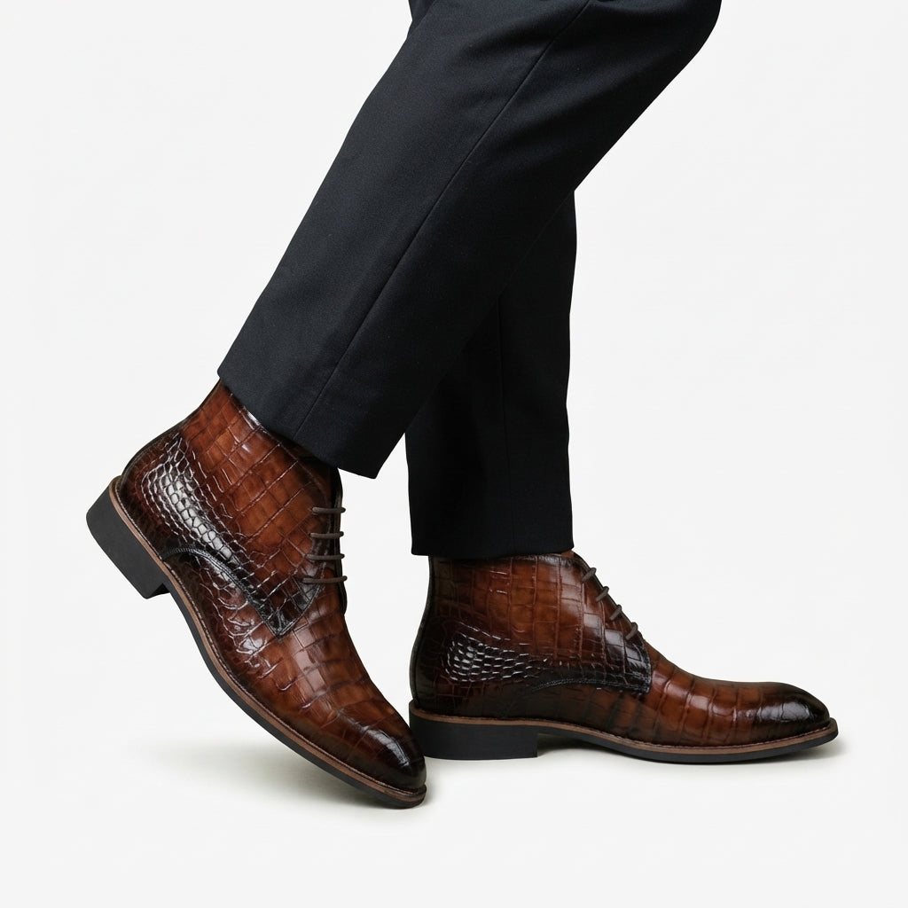 Botas de Cuero para Hombre hasta el Tobillo