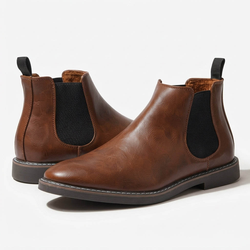 Botas Chelsea de Cuero Cómodas para Hombre