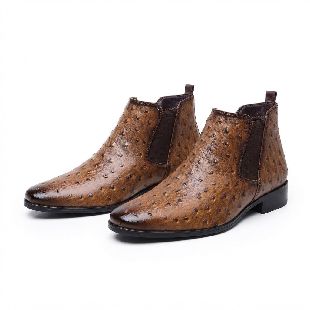 Botines Chelsea de Punta Afilada para Hombre