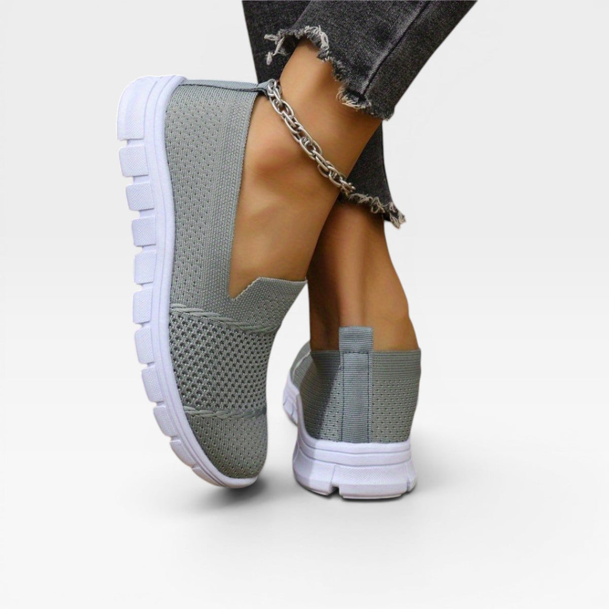 Zapatillas de Mujer Transpirables de Tejido – Entrenadores Ligeros y Cómodos