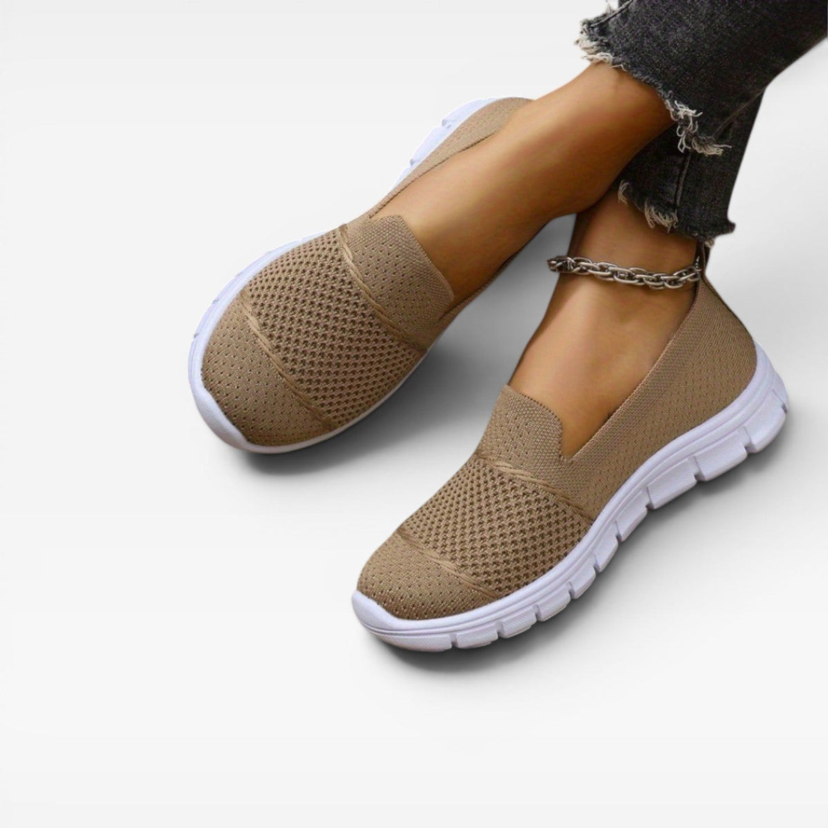 Zapatillas de Mujer Transpirables de Tejido – Entrenadores Ligeros y Cómodos