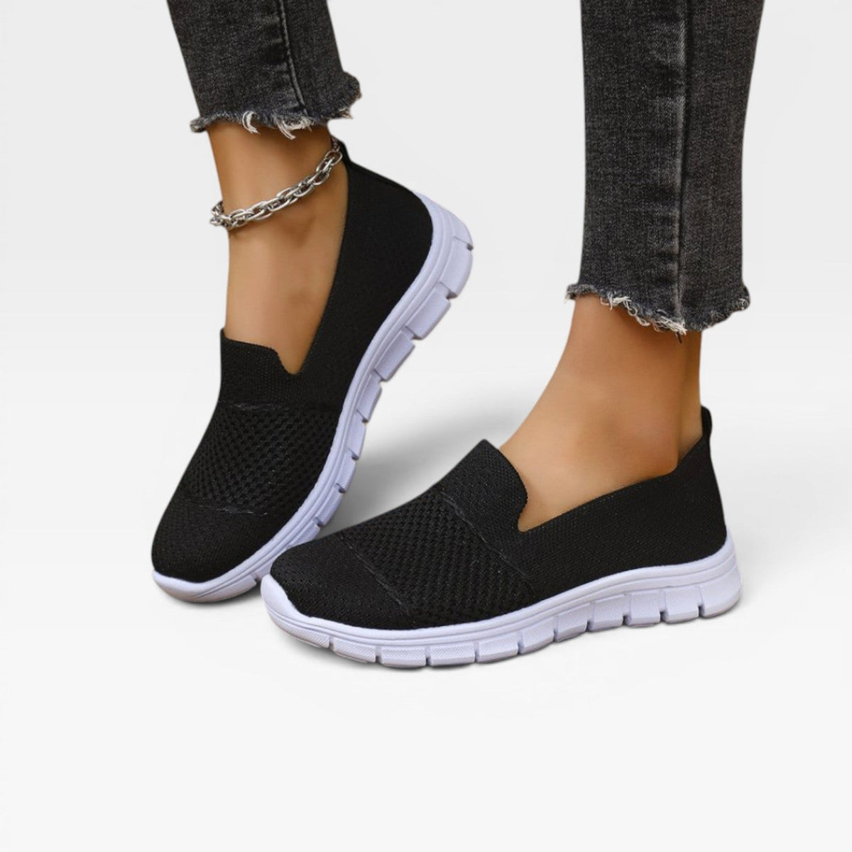 Zapatillas de Mujer Transpirables de Tejido – Entrenadores Ligeros y Cómodos