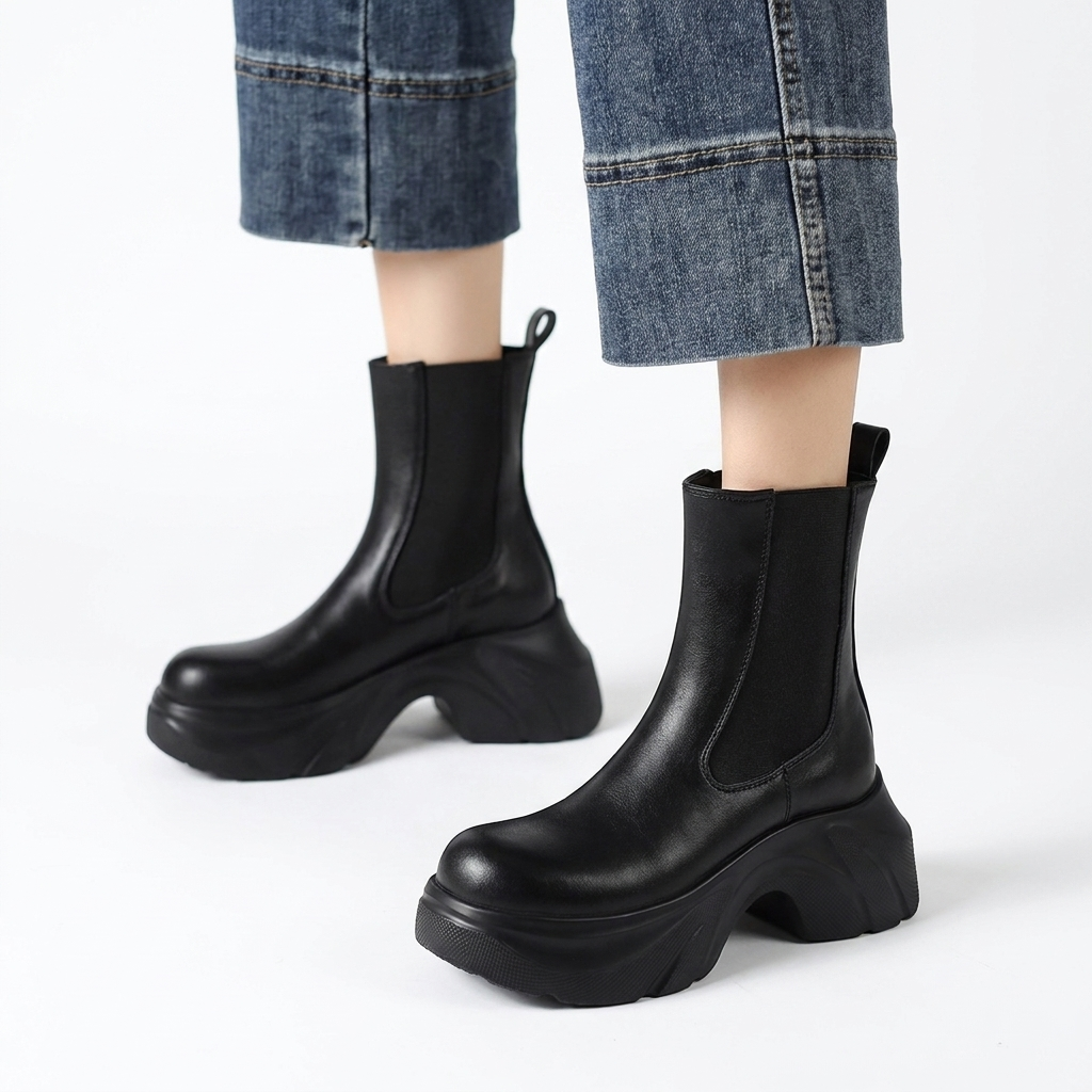 Botas Chelsea de Plataforma para Mujeres