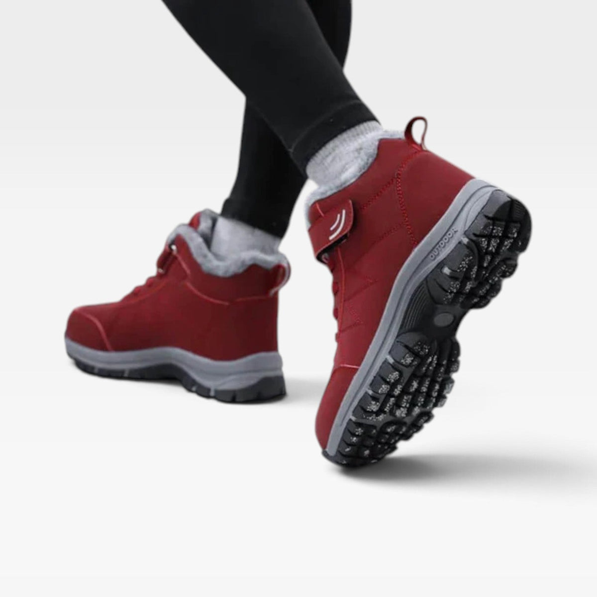 Botas de Invierno Forradas de Piel Unisex – Botas Exteriores Cálidas y Acolchadas