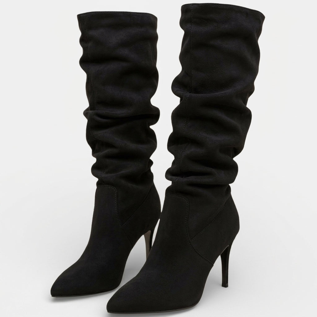 Botas de Ante Altas para Mujer