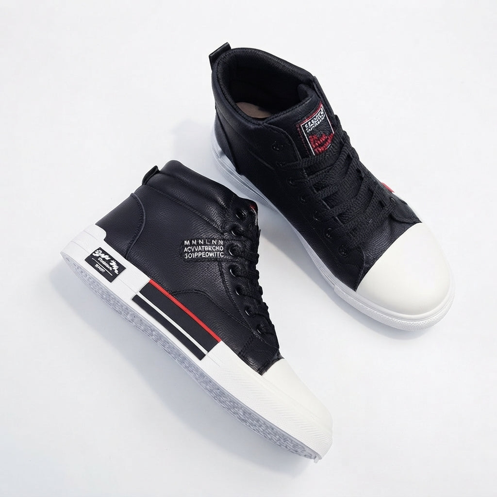 Zapatillas Altas de Hombre con Cordones Relajadas