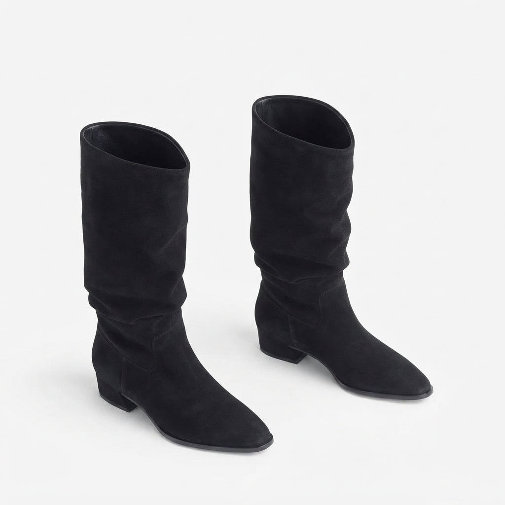Botas de rodilla holgadas para mujer