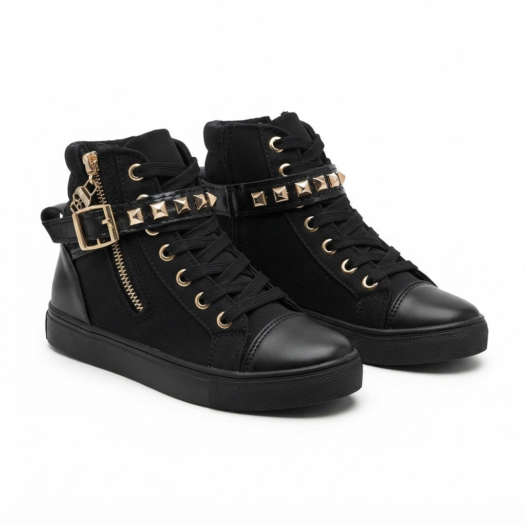 Zapatillas Altas con Estrellas para Mujeres