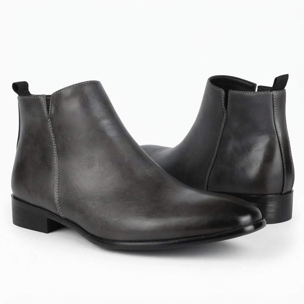 Botas de Cuero Pulido para Hombre