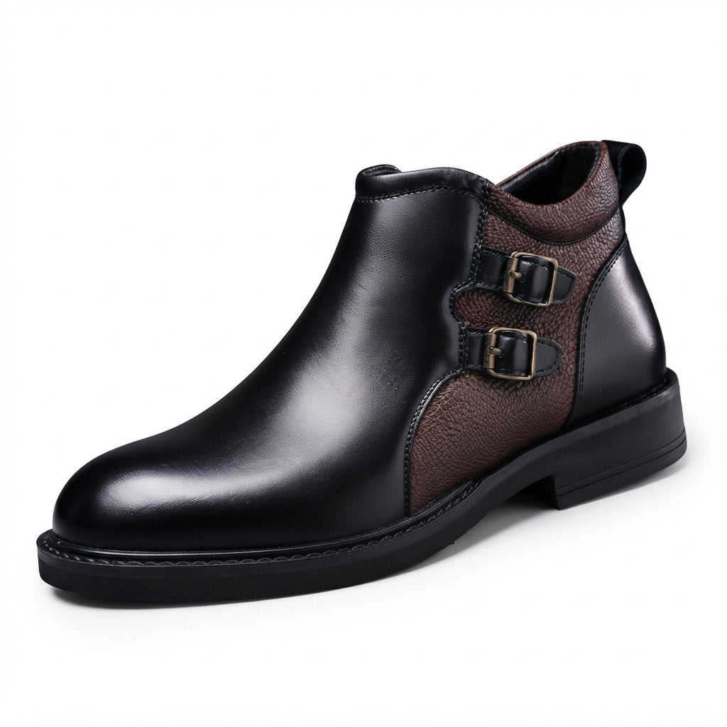 Botas de Cuero para Hombre, Cómodas y de Tobillo