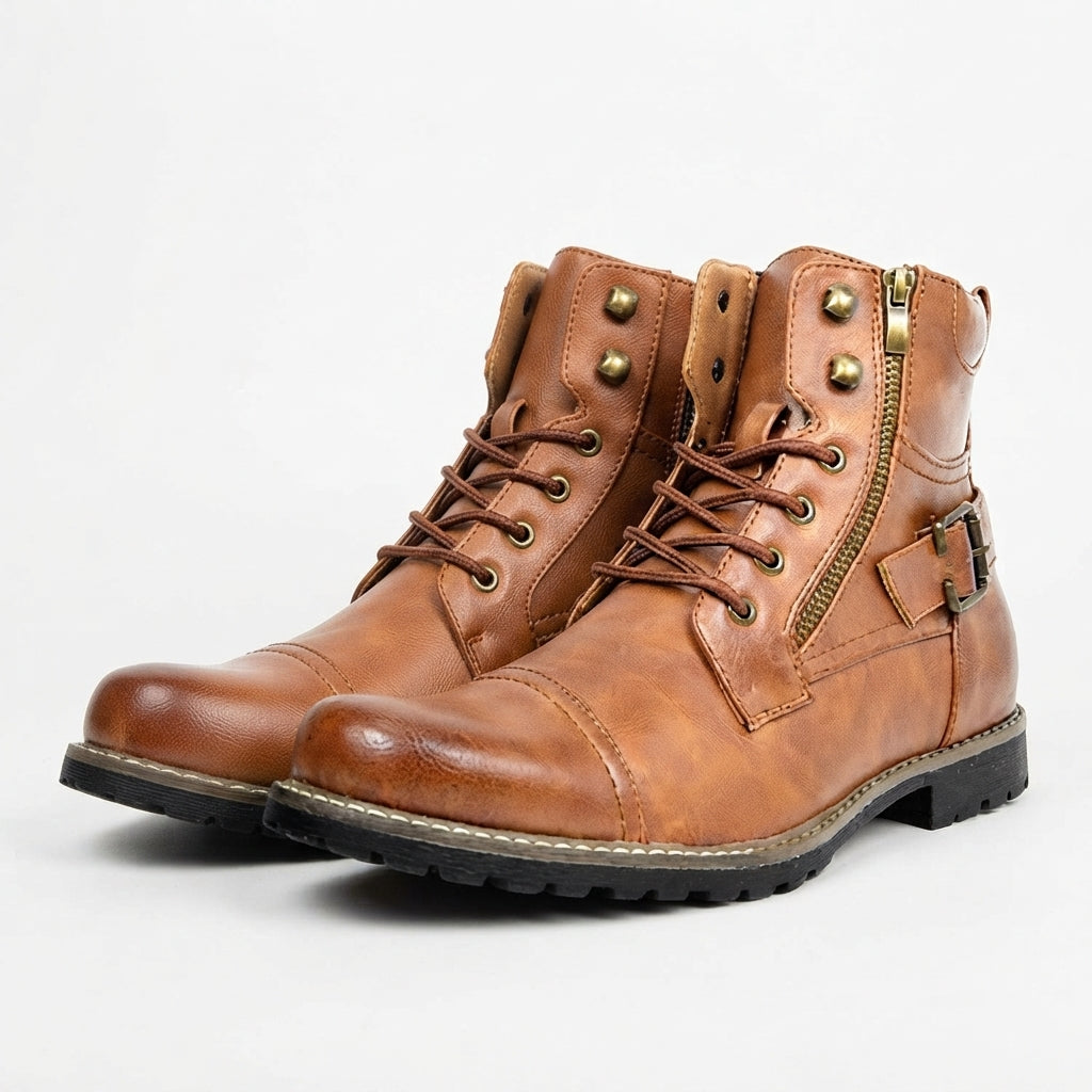 Botas de Tobillo Biker Cómodas para Hombre