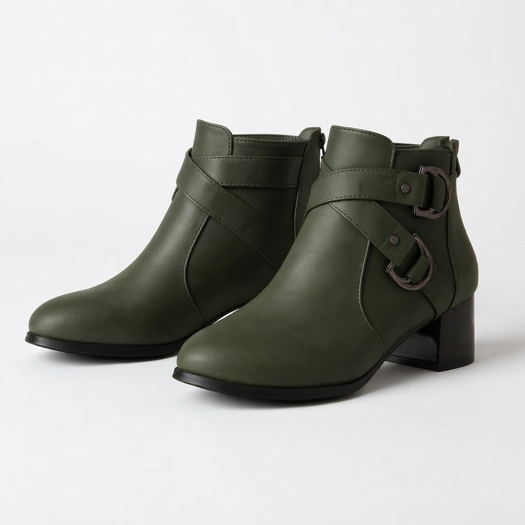Botines de tacón elegantes para mujer