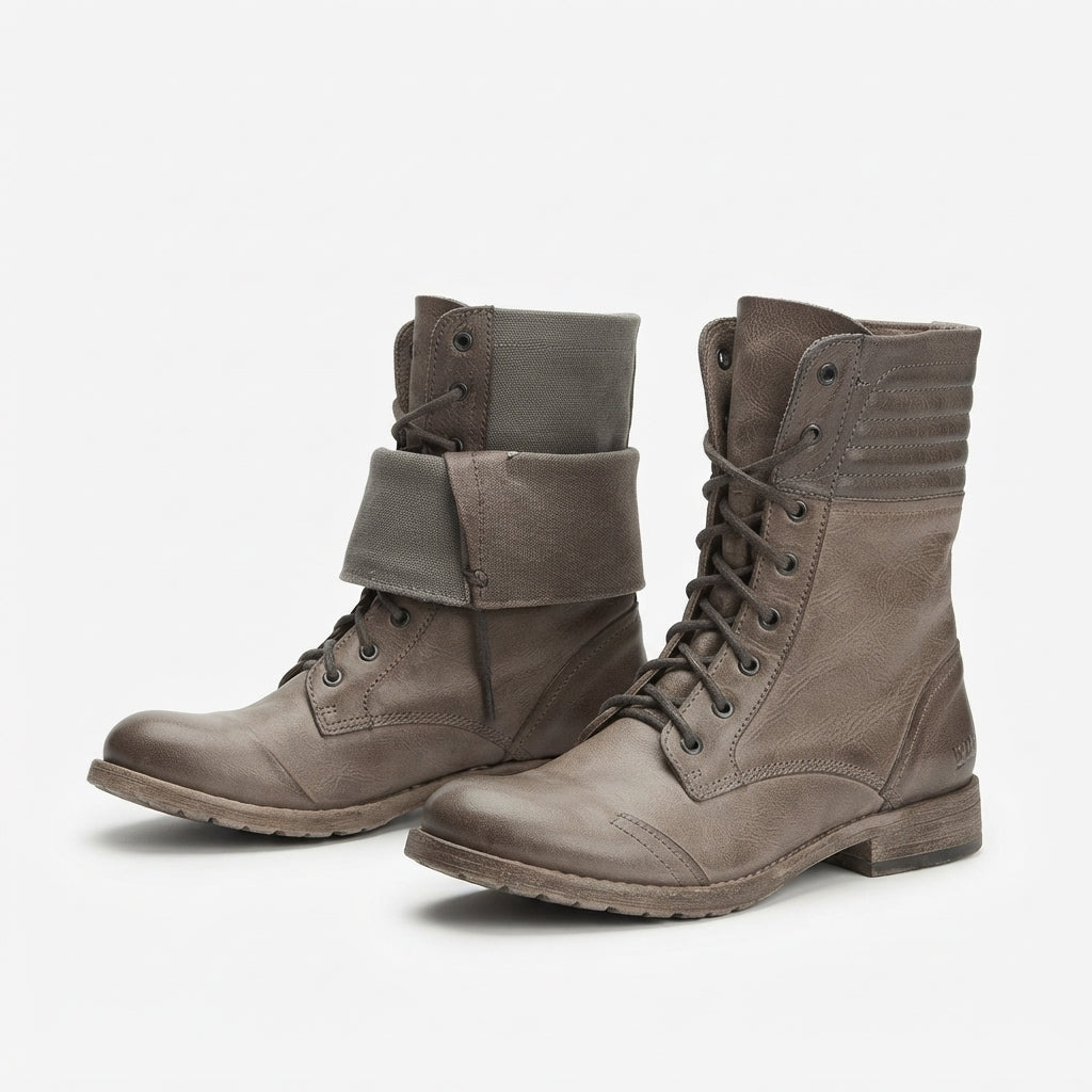 Botas de Combate para Mujer con Cordones Resistentes