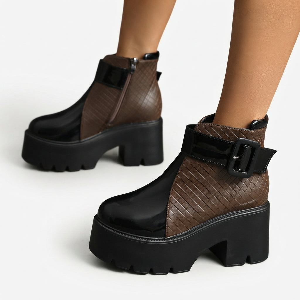 Botas de Tobillo con Plataforma para Mujer