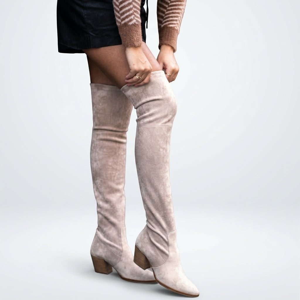 Botas de Tacón Alto sobre la Rodilla para Mujer