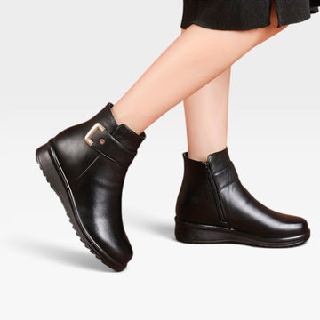 Botas Ortopédicas de Cuero para Mujeres